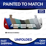 New Painted Unfolded Capa Front Bumper For 2011-2015 Japanese Built Nissan Rogue. Fixed Price $387.98.