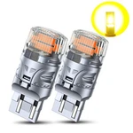 2PCS 7443 Amber Error-free Led Turn Tail Signal Light Bulb Silver Auxito IP67. Fixed Price $13.29.