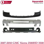 Front Bumper Chrome + Upper Cover Valance For 2007-2010 Gmc Sierra 2500HD 3500. Fixed Price $477.21.