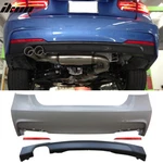 Fits 12-18 Bmw F30 328I Mt Rear Bumper Cover Diffuser Twin Muffler Single Out. Fixed Price $489.99.