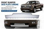 For 2014-2015 Chevy Silverado 1500 Front Lower Bumper Skid Plate Chrome 22944882. Fixed Price $49.99.