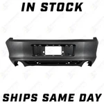 New Primered -- Rear Bumper Cover 2013 2014 Ford Mustang Without Park Assist. Fixed Price $350.99.
