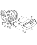 Genuine Mopar 2001-2007 Town & Country Caravan Grand C/v Rear Fascia 5018630AA. Fixed Price $538.99.