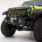 Rock Crawler Stubby Front Bumper+bull Bar+winch Plate For 07-18 Jeep Jk Wrangler. Fixed Price $359.81.