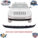 New Front Bumper Air Deflector Oem Replaces For 2005-2007 Jeep Grand Cherokee. Fixed Price $102.93.