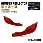 HO1185112 Rear Bumper Reflectors Red Lens Pair Fits Honda Cr-v Touring 2017-2019. Fixed Price $24.69.