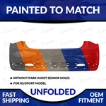 New Painted 2011-2016 Chevrolet Cruze Rs/sport Rear Bumper Without Sensor Holes. Fixed Price $404.98.