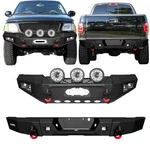 Gng 1997-2003 Ford F-150 Front Bumper & Rear With Round Headlights. Fixed Price $789.00.