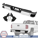 Chrome Rear Bumper & Sensor Holes For Gmc Sierra 1500 Chevy Silverado 2014-2018. Fixed Price $679.97.