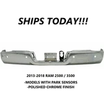 New Chrome Rear Bumper For 2013-2018 Ram 2500 3500 With Sensor Holes Ships Today. Fixed Price $272.83.