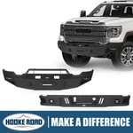 Hooke Road Front + Rear Bumper W/winch Plate & Light For 20-23 Gmc Sierra 2500HD. Fixed Price $799.20.