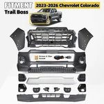 Front Bumper Cover Grille Assembly For 2023-2026 Chevy Colorado Trail Boss W/fog. Fixed Price $679.99.
