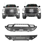 Hooke Road Full Width Steel Front Bumper W/led Light For 2014-2021 Toyota Tundra. Fixed Price $599.14.