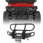 Front Bumper For Jeep Wrangler Jl Gladiator Jt 18-26 With Brush Guard Led Lights. Fixed Price $439.68.