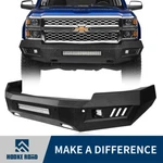 Hooke Road Replaced Front Bumper Assembly For Chevrolet Silverado 1500 2016-2018. Fixed Price $499.98.