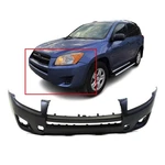 Primed Front Bumper Cover Fascia For 2009-2012 Toyota RAV4 Suv Base TO1000349. Fixed Price $147.87.