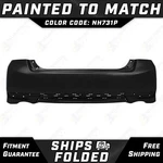 New Painted *NH731P Crystal Black* Rear Bumper Cover For 2016-2017 Honda Accord. Fixed Price $470.99.