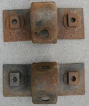 Mercury Cougar Rear Bumper Impact Mounting Brackets 1967-1968 67-68 Oem. Fixed Price $200.00.