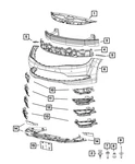 Genuine Mopar Front Bumper Reinforcement 68096057AD. Fixed Price $346.15.
