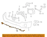 Gm Oem 16-19 Silverado 1500 Front Bumper Components-harness 23274031. Fixed Price $101.09.