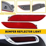 2018-2023 Red For Camry Toyota Lens Rear Bumper Reflector Led Strip Brake Light. Fixed Price $13.99.