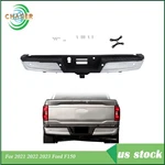 Ford F150 21-23 W/ Rack&trailer Holes&sensor Rear Step Bumper. Fixed Price $177.25.