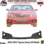 Front Bumper Lower Valance Spoiler Primed For 2010-2011 Toyota Camry Se Model. Fixed Price $187.20.
