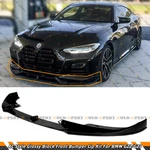 For 21-26 Bmw G22 G23 430I M440I Style Glossy Black Front Bumper Lip Splitter. Fixed Price $126.99.