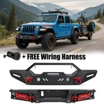 Aaiwa Fit 2020-2024 Jeep Gladiator Jt Steel Front Rear Bumper With Lights. Fixed Price $258.95.