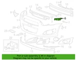 Chevrolet Sonic Front Driver Side Bumper Fascia Guide - Genuine Gm (42497964). Fixed Price $15.99.