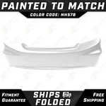 New Painted *NH578 - White* Rear Bumper Cover For 2012 Honda Civic Sedan Hybrid. Fixed Price $440.99.
