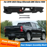 For 2019-2023 Gmc Sierra Chevrolet Silverado 1500 Black Rear Bumper W/ Park. Fixed Price $294.78.