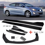 For Hyundai Elantra Front Bumper Lip Spoiler Splitter 86.6" Side Skirt Body Kit. Fixed Price $74.99.