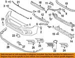 Subaru Oem 15-21 Wrx Sti Front Bumper Components-upper Seal 57735VA000. Fixed Price $22.72.