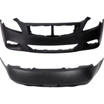 Pair Bumper Covers Facias Set Of Front & Rear Coupe For Infiniti G37 2008-2013. Fixed Price $509.49.