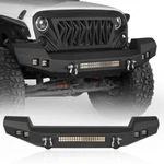 Offroad Front Bumper W/ D-rings & 5X Led Lights Fit 2007-2018 Jeep Wrangler Jk. Fixed Price $303.99.