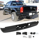 Black Rear Bumper Assembly For 2002-09 Dodge Ram 1500 2500 3500 W/o Sensor Holes. Fixed Price $132.00.
