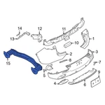 For Dodge Hornet 2023-2025 68610038AA Rear Bumper Impact Bar. Fixed Price $453.70.