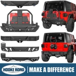 Hooke Road For 2018-2026 Jeep Wrangler Jl Rear Bumper W/tire Carrier & Led Light. Fixed Price $299.32.