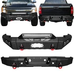 Vijay For 2007-2013 Chevy SILVERADO1500 Front/rear Bumper W/winch Plate&lights. Fixed Price $429.99.