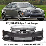 For 2007-2013 S-class W221 Upgrade S65 Amg Style Front Bumper Body Kit W/ Grille. Fixed Price $512.00.