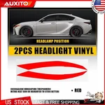 Red Headlight Drl Front Overlay Vinyl For Lexus 21-25 IS350 IS300. Fixed Price $22.99.