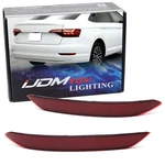 Oe-spec Red Lens Rear Bumper Reflector Replacements For Volkswagen 2019-21 Jetta. Fixed Price $30.09.