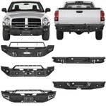 Fit 2006-2008 Dodge Ram 1500 Textured Steel Front Or Rear Bumper W/ Led Light. Fixed Price $459.36.