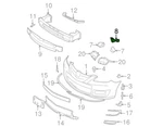 Mazda BR6C500U1A Bracket Plastic Genuine New From Japan. Fixed Price $49.19.