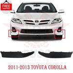 New Front Bumper Spoiler Left & Right Side 2PC For 2011 2012 2013 Toyota Corolla. Fixed Price $47.00.