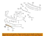 Gm Oem 07-10 Acadia,outlook Rear Bumper Components-insert 15933983. Fixed Price $129.59.