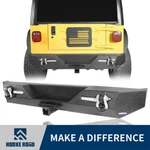 Hooke Road Classic Flat Steel Rear Bumper Bar For 1997-2006 Jeep Wrangler Tj. Fixed Price $249.69.