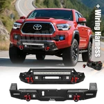 Aaiwa For 2024-2025 Toyota Tacoma Steel Front Rear Bumper With Winch Plate&leds. Fixed Price $539.95.