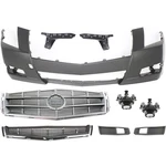 Bumper Cover Grille Assembly Kit For 2008-2011 Cadillac Cts Set Of 9. Fixed Price $532.94.